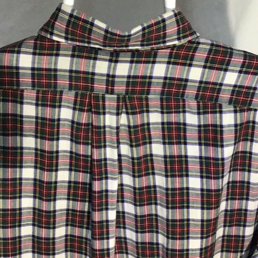 Ralph Lauren purple label men's L tartan plaid button down shirt - Picture 9 of 9